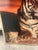 Vintage Postmodern 1980s Print Tiger Wall Art Picture Gold Frame For Sale - Image 4 of 7