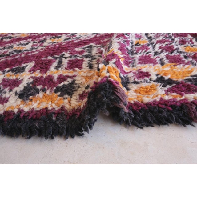 1980's Moroccan Collector Rug - 11.2 X 6.5 Ft For Sale - Image 9 of 9