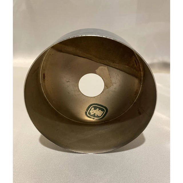 1970s Vintage Italian Sciolari 18 Light Chrome, Brass and Lucite Chandelier For Sale - Image 5 of 6