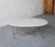 This coffee table is an elegant study in organic form and artisan craftsmanship, it features a beautiful travertine top...