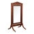 Antique 19th Century Empire Style Mahogany Cheval Mirror On Brass Paw Feet For Sale