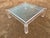 Vintage Mid Century Modern Lucite Glass Top Coffee Cocktail Table For Sale - Image 11 of 18