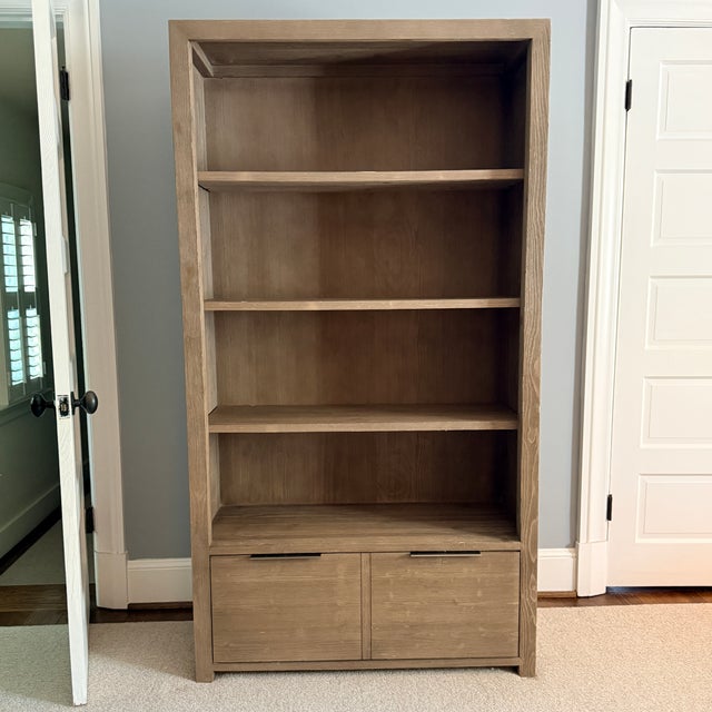 Rustic Restoration Hardware Laguna Bookshelf For Sale - Image 3 of 3