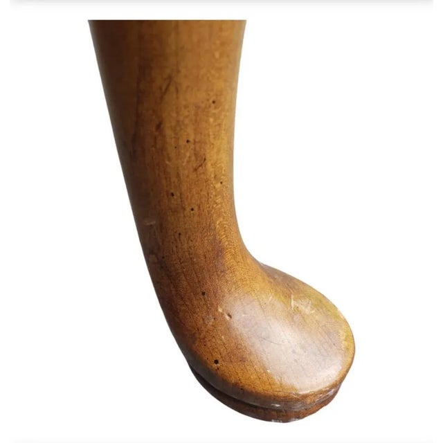 1970s Statton Furniture Oxford Cherry Upholstered Stool, C 1970s For Sale - Image 5 of 7