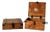 Vintage Wooden Storage Boxes, 1920s, Set of 2 For Sale