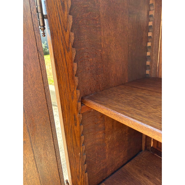 Vintage Country French Two Door Console Cabinet Sideboard For Sale - Image 11 of 12