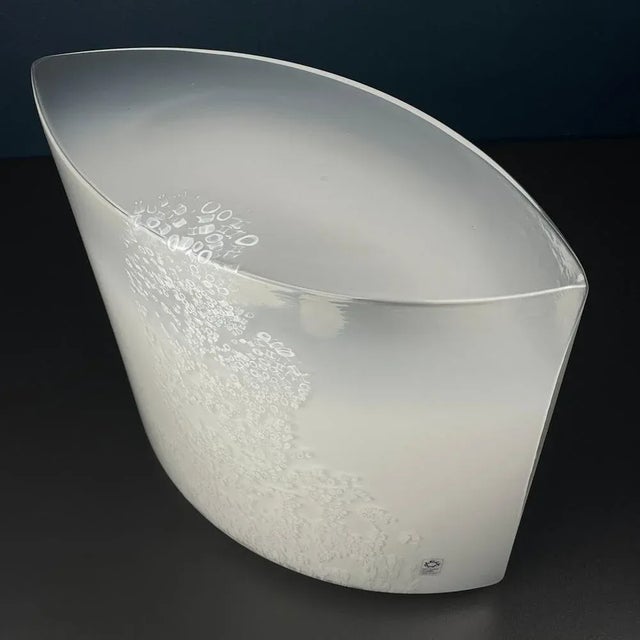 Mid-Century Modern Idra Table Lamp in Murano Glass by Rosanna Toso for Leucos, Italy, 1980s For Sale - Image 3 of 13