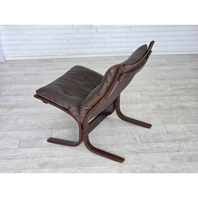 Norwegian Model Siesta Chairs and Ottoman by Ingmar Relling for Westnofa, 1970s, Set of 3 For Sale - Image 10 of 17