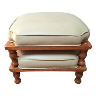 Vintage Ethan Allen Stacking Stools - Set of 2 For Sale