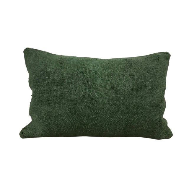 Turkish Tribal Handmade Hemp Lumbar Pillow For Sale
