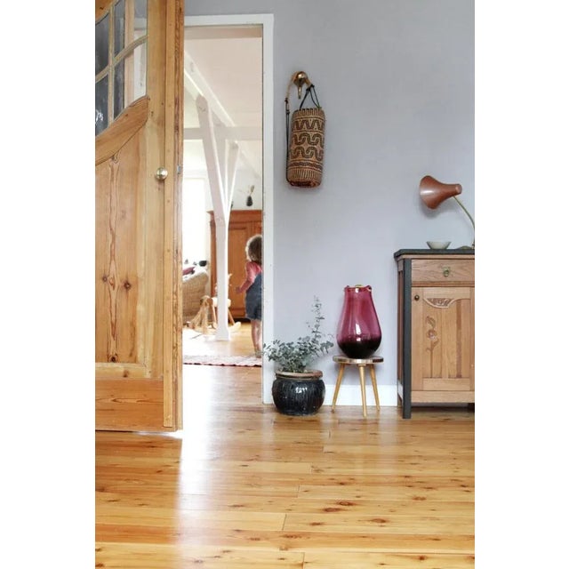 Contemporary Blue and Topaz Heiki Vase by Pia Wüstenberg For Sale - Image 3 of 6