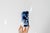 Mid-Century Modern Mini Bjørn Wiinblad Mid Century Modern Blue and White Glazed Porcelain Vase For Sale - Image 3 of 8