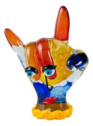 Abstract Handmade Sculpture in Murano Glass from YourMurano