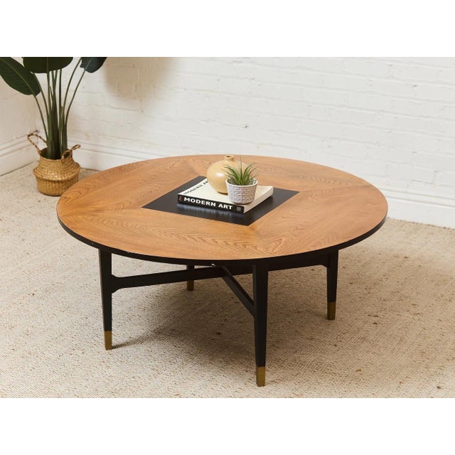 A coffee table showcases the beauty of vintage design and individuality while creating a unique talking point essentially...