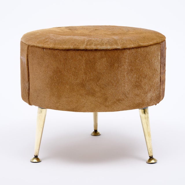 1970s Period Mid-Century Modern Italian Stool For Sale - Image 5 of 9