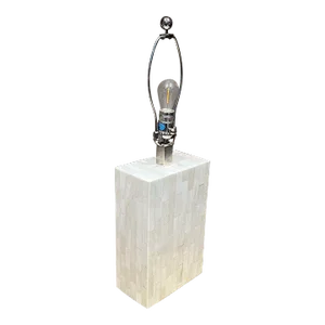 1970s Enrique Garcel Tessellated Bone Table Lamp Colombia
