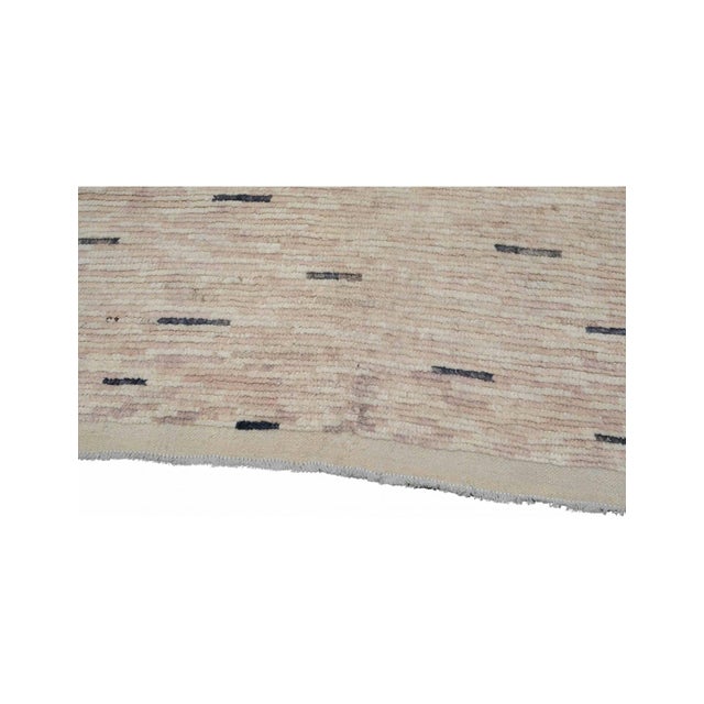 Pink & Black Modern Hand Knotted Rug For Sale In Los Angeles - Image 6 of 6