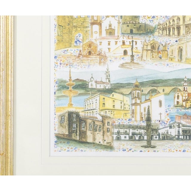 Watercolor - 'Barcelos'. Barcelos'. Watercolor on paper. Dimensions: 30x39.5 cm