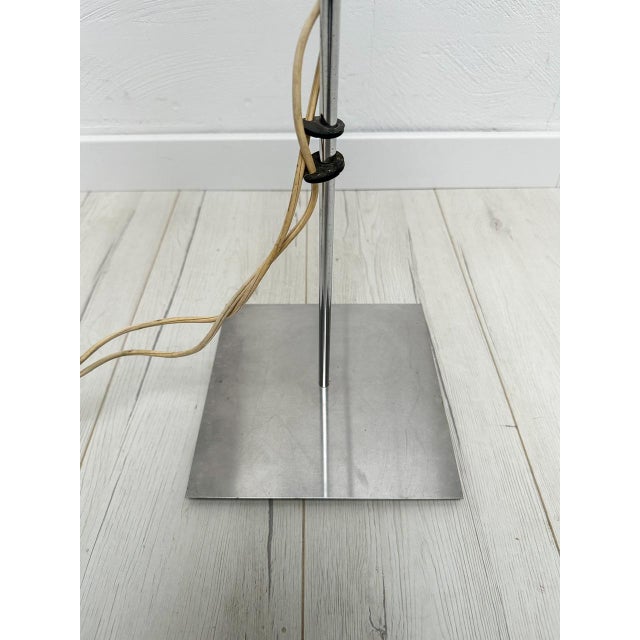 Metal Vintage French Sculptural Floor Lamp by Jocelyne Trocmé for Oxar, 1970s For Sale - Image 7 of 8