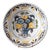 18th Century Dutch Delft Polychrome Fruit Basket Dish For Sale