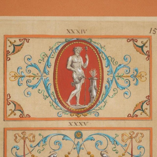 Michelangelo Pergolesi, Compositions, 1770s, Etchings, Set of 2 For Sale - Image 7 of 11