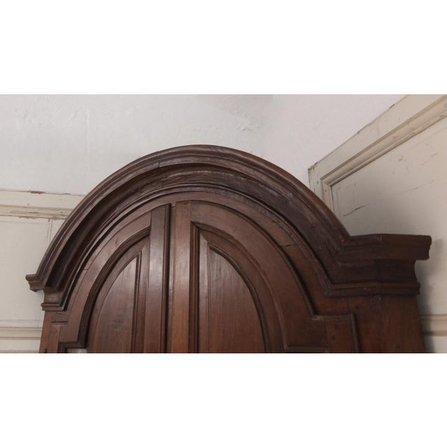 18th Century French Walnut Corner Cupboard For Sale - Image 11 of 18