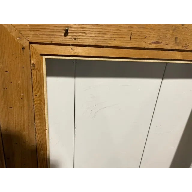 Ornamental & Decorative Materials Vintage Wood Frame With Gold Leaf Edge Detail For Sale - Image 7 of 8