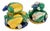 Ceramic Altar Fruit Qing Dynasty Chinese Pair For Sale