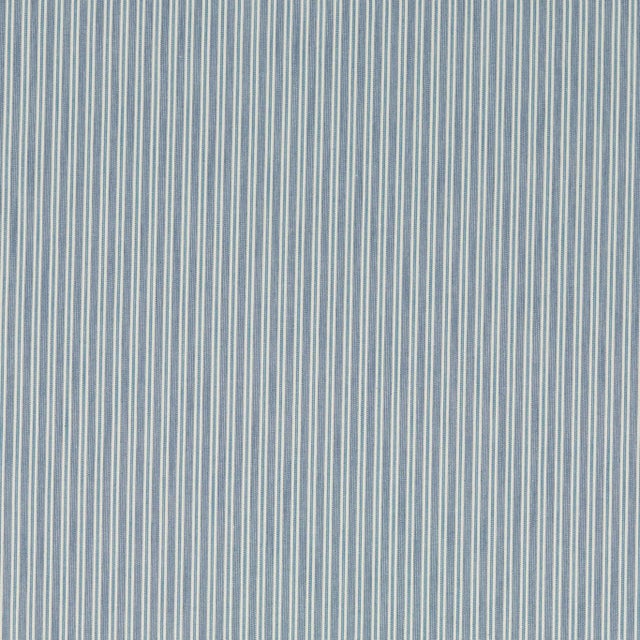 Sanderson Melford Stripe Fabric in Chambray For Sale