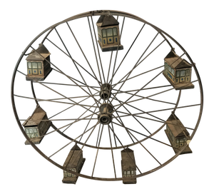 Late 1800s Folk Art Toy of Riesenrad Ferris Wheel
