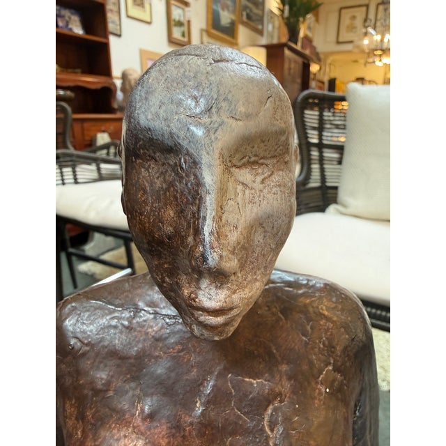 J. Charney Walking Man Ceramic Sculpture, Signed For Sale In San Francisco - Image 6 of 12