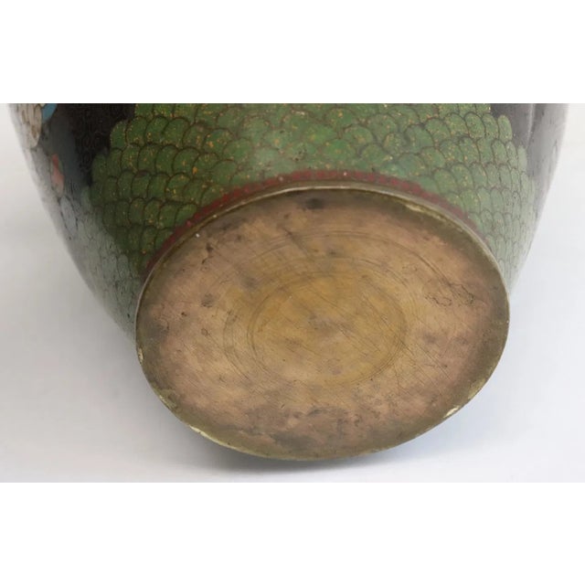 19th Century Japanese Cloisonne Vase For Sale - Image 10 of 10