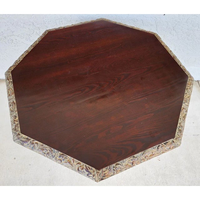 Antique French Table Louis XIII Octagonal Barley Twist 1800s For Sale - Image 4 of 13