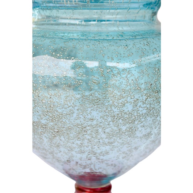 Dolbi Cashier Italian Art Glass Vase For Sale In San Diego - Image 6 of 9