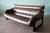 Mid-Century Modern 1970s Percival Lafer Green Sofa Mp 97 Leather Sofa Extended Head Rest For Sale - Image 3 of 13
