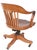Early 20th Century Oak Bank of England Jury Style Swivel Desk Chair For Sale In New York - Image 6 of 14
