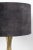 Brass & Velvet Table Lamp For Sale - Image 4 of 6