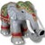 Vintage Elephant Sculptures with Intricate Details, Set of 2 For Sale - Image 6 of 10
