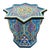 Moroccan Multi-Color Painted Star Table For Sale