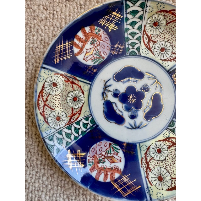 Vintage Imari Plate For Sale - Image 4 of 6