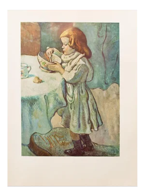 1950s Picasso, "The Gourmet" Original Period Lithograph