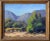 Blue 1930's California Mountain Trail Landscape by Sidney L. Brock For Sale - Image 8 of 8