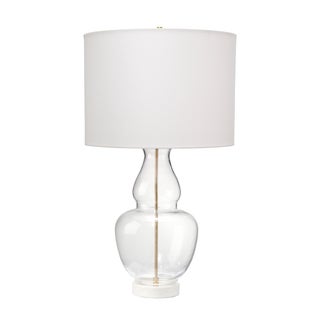 Poised Table Lamp, Clear Glass For Sale