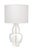 Poised Table Lamp, Clear Glass For Sale