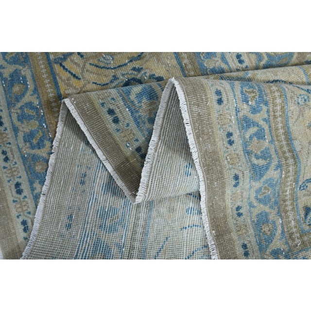 1960s 1970s Vintage Persian Handmade Wool Cotton Brown Area Rug For Sale - Image 5 of 11