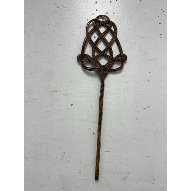 Celtic Design Rattan Rug Beater, Vintage For Sale - Image 4 of 12