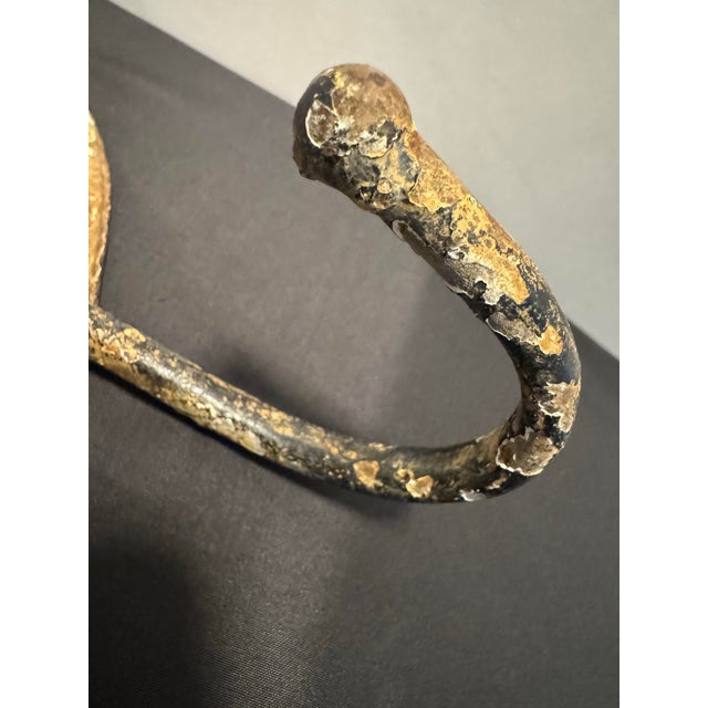 Designer-Sourced Sculptural Bull Head Wall Hook on Shield Backplate For Sale - Image 11 of 12