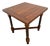 Antique Expanding Pub Kitchen Table Barley Twist Legs Rare Petite Size Solid Oak For Sale