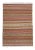Vintage Turkish Striped Kilim Rug, 04'07 X 06'05 For Sale