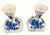 Ceramic Royal Copenhagen Blue Flower 10/1711 Pair Porcelain Candlesticks Denmark Vintage For Sale - Image 7 of 9